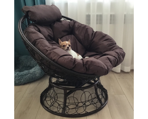 Кресло ''Папасан-мини'' с ротангом